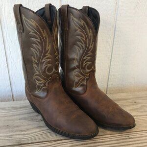 Laredo Kadi Womens Brown Leather Foot Western Boots 8.5 W 5742